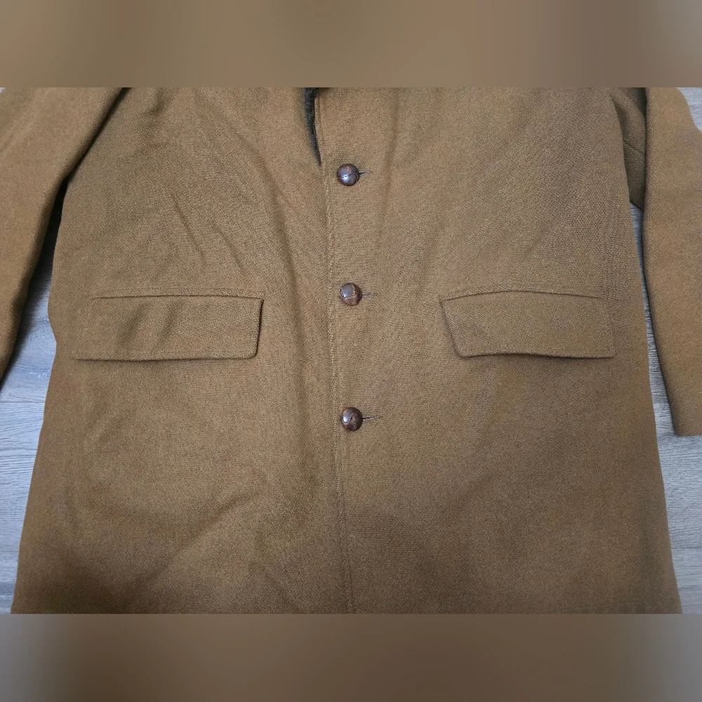 Vintage 70's Lakeland Mens Coat Size 46 Eclectic Grandpa Cabin Lux